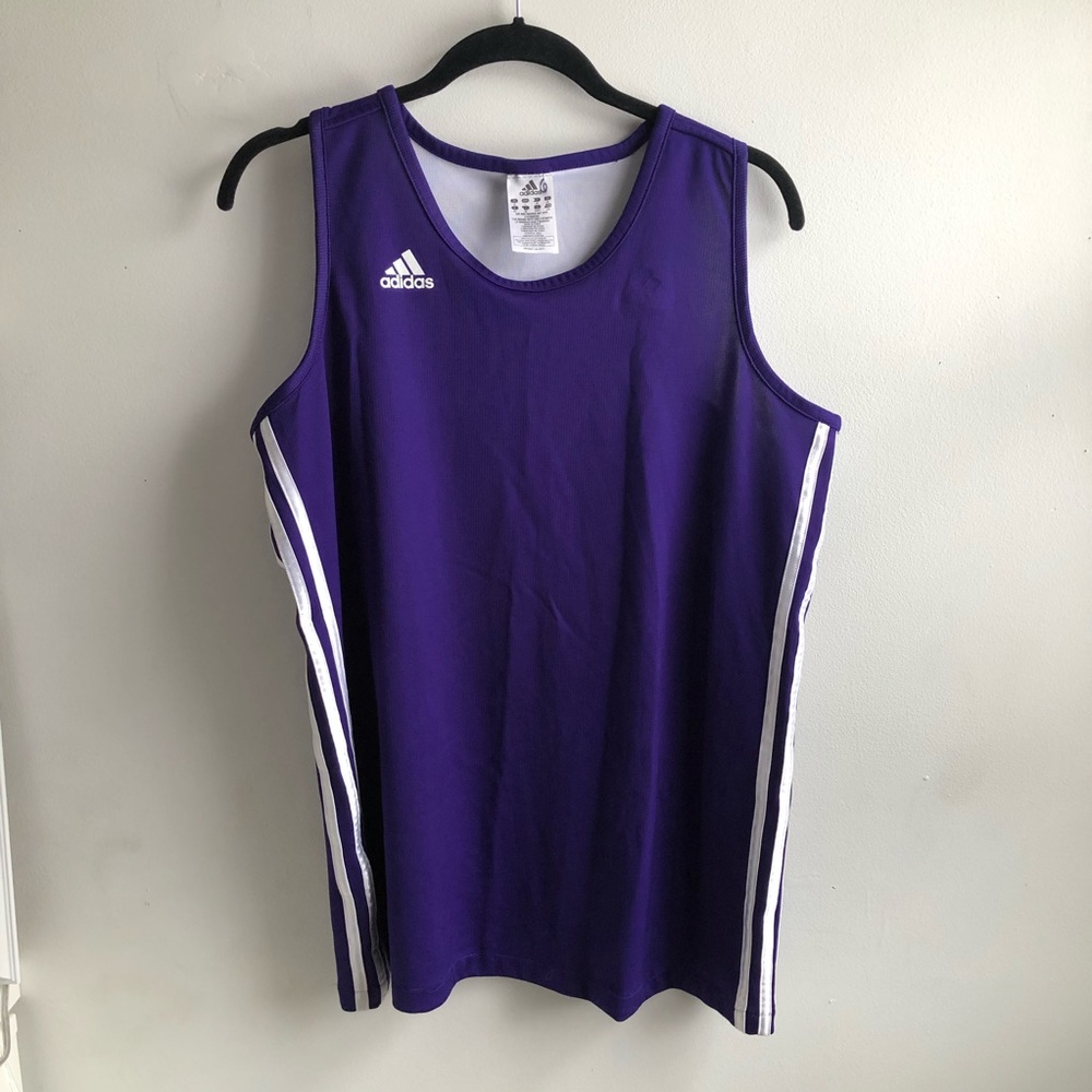 Purple/White Adidas Jersey